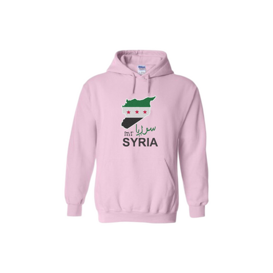 Syria's Liberation Embroidery Design Hoodie